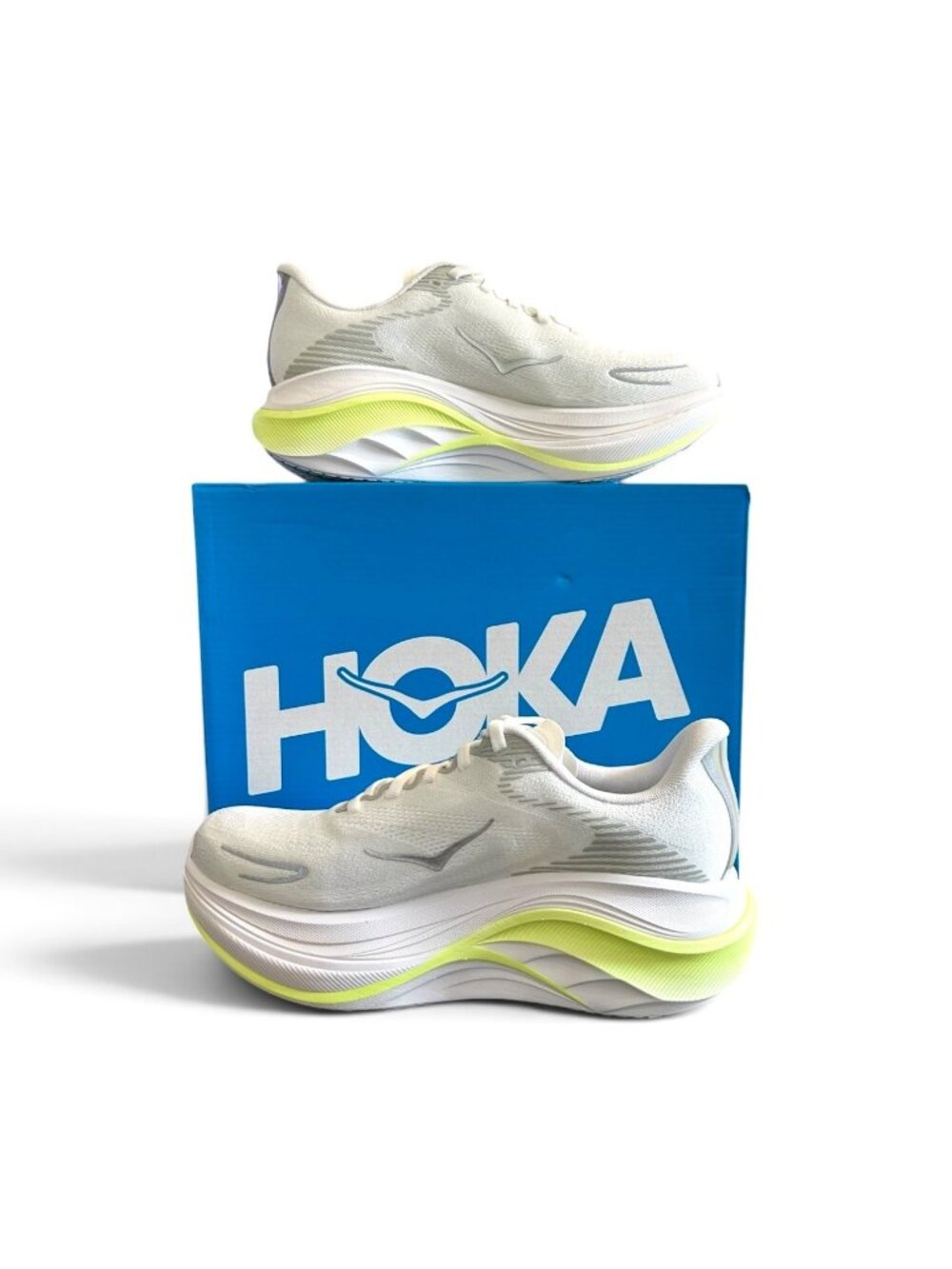 HOKA Skyward X 2 Supportive Womens 7.5 B White Metallic Carbon Running Shoes - Picture 10 of 11